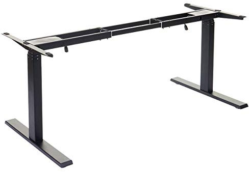 Mendler Gestell HWC-D40, Variables Tischgestell für Schreibtisch, elektrisch höhenverstellbar Memory 29kg - schwarz