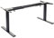 Mendler Gestell HWC-D40, Variables Tischgestell für Schreibtisch, elektrisch höhenverstellbar Memory 29kg - schwarz