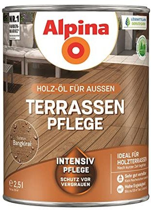Alpina Terrassen-Pflege 2,5 Liter Bangkirai