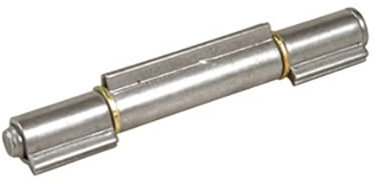 MOBILA S00632 Cerniere da saldare a 3 Ali Perno sfilabile, 120 mm, 2 pz, Grigio, 2 unità