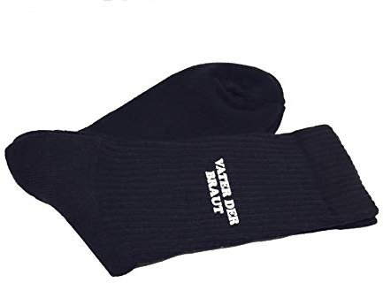 AnneSvea Socken schwarz Vater der Braut bedruckt - Hochzeit JGA Party Polterabend Wedding Groom Brautopa Geschenk Trauung (43/46)