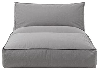 blomus Stay Outdoor Bett, 120x190 cm, Stone, Wetterfest, Wasserabweisend, UV-beständig, Hochwertige Sonnenliege mit Stahlbügel für Balkon, Garten und Pool, Premium-Boden, Keine Montage erforderlich