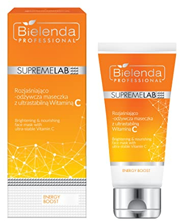 Bielenda Professional Supremelab Energy Boost Aufhellende Und Pflegende Maske Mit Ultra-Stabilem Vitamin C 70ml