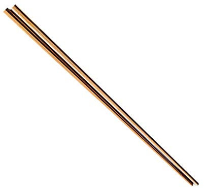 rongweiwang 1 Pair Stainless Steel Chopsticks Reusable Chopsticks Anti-skip Food Stick Non-slip Home Dinner Reusable Chopsticks - Rose Gold