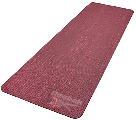 Reebok Unisex Tarn Yoga Matte, Rot/Maron, 5mm