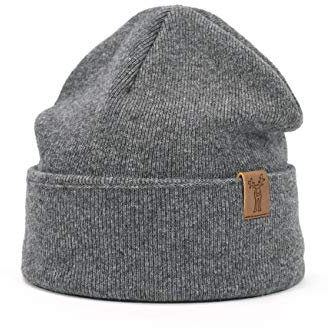 ELKLINE Strickmütze mit Kaschmir Beanie unifarben, Farbe:grau