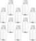 Angoily 10 Pièces 200Ml Vide Bouteilles de Lait en Plastique avec des Couvercles Boire du Jus De Boissons Transparent Conteneur De Stockage