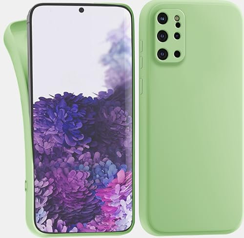 MyGadget Hülle kompatibel mit Samsung Galaxy S20 Plus - robuste Handyhülle TPU Case Slim Silikonhülle - Back Cover Kratzfest Schutzhülle - Matt Grün