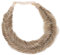 CAISHA Fischgrätenzopf Zopf Haarteil Haarband Stirnband Haarschmuck Geflochten Blond Mix HZ305