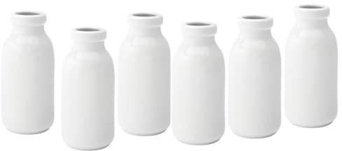 Mini Ceramic Milk Bottles (130ml) Cafe Restaurant Catering Home Supplies