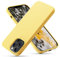 OIIAEE Silicone Case Designed for iPhone 13 Pro Max Case, Ultra Slim Shockproof Protective Liquid Silicone Phone Case with Soft Anti-Scratch Microfiber Lining, 6.7 inch, Yellow