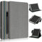 TOPCASE Hülle 10.1 Zoll Universal Kompatibel mit Tablet 9.7 10 10.1 10.2 10.3 10.4 10.5 10.6 10.9 11 Zoll,Schutzhülle mit Stifthalter und Standfunktion,Grau
