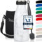 Milu Edelstahl Trinkflasche 350ml, 500ml, 750ml, 1L, 1,5L – Thermosflasche für Kinder Erwachsene auslaufsicher Isolierflasche Kohlensäure geeignet– inkl. Reinigungsbürste (Marble, 350ml)