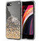 ULAK Coque iPhone SE 3e génération Paillettes, iPhone 8/7 Transparente Étui Housse Souple Bumper TPU Protection Antichoc Anti-Rayures Coque pour Apple iPhone SE 3e génération 4,7 Pouces,Or