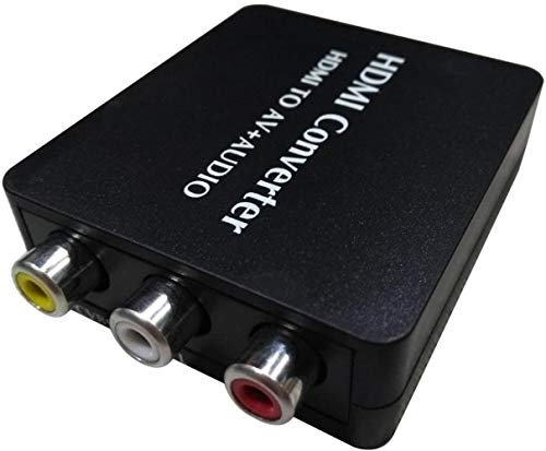 PEPDRO HDMI Um AV/FBAS-Konverter Fiber Coaxial Audio- und Videosynchronisation DREI-Farben-Old TV