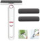 Lazy Hand Portable Mini Mop - Wet & Dry Cleaning, 2pcs Strong Absorbent Sponge Head, Lightweight Telescopic Handle, Self-Squeeze, Short Mop for Bathroom & Kitchen