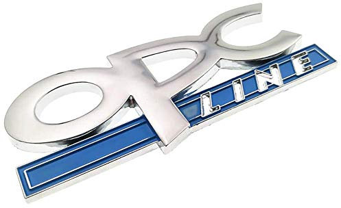 Auto 3D Metall Emblem Aufkleber, Vorderer Hinterer Grill Abzeichen Aufkleber, OPC Line Logo Dekorationsaufkleber, Für Opel Zafira B Corsa D Insignia Mokka Regal Astra