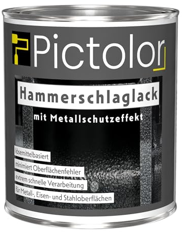 Pictolor® Hammerschlaglack 0,75 Liter - Dunkelgrau