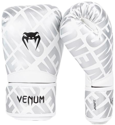 Venum Contender 1.5 XT Guanti da Boxe - Bianco/Argento - 10 Oz