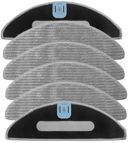 Chuancheng Lot de 6 serpillères réutilisables pour aspirateur iRobot Roomba Combo i5, i5+, j5, j5+, I8, I8+