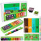 Minecraft Federmäppchen Jungen, Gefülltes Pencil Case Schreibwaren Set - Geschenke für Kinder (Grün/Mehrfarbig)