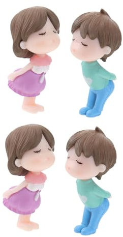 STOBAZA 2 Sets Kuchen Dekorationen Paare Dessert Topper Landschaft Ornament Desktop Decor