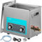 VEVOR 6 L Ultraschallreiniger, 304 Edelstahl, professionelle Drehknopfsteuerung, Ultraschallreiniger mit Heizungstimer für Schmuck, Uhrengläser, Leiterplatten, Kleinteile, zahnärztliche Instrumente
