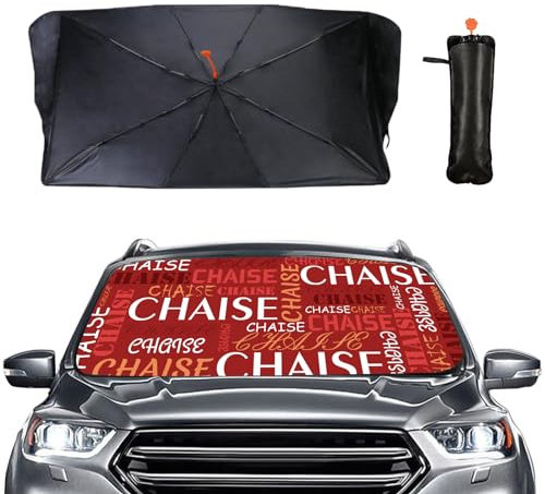 Parasol Personalizado para Parabrisas de Coche, Paraguas Personalizado con su Propio Logotipo de Foto, Texto Plegable, Personalizado, Parasol para Parabrisas Delantero