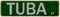 Tuba Straßenschild, Heimdekoration, Retro-Avenue-Schild, Outdoor-Dekoration, Vintage-Poster, dekoratives Schild, Wandkunst, Straßenschild für Männerhöhle, Bar, Pub, Café, Zuhause, Wanddekoration, 40,6