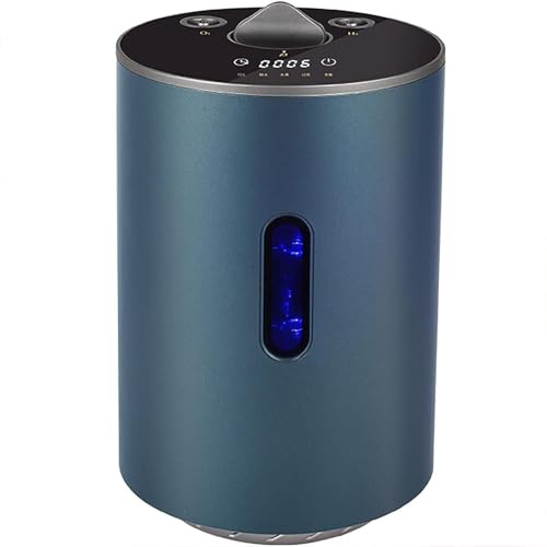 XNYXLPP Wasserstoff-Inhalator, 99,99% hochreines, geräuscharmes Wasserstoffwasser H2-Inhalationsgerät, nasale Wasserstofftherapie (Blue)