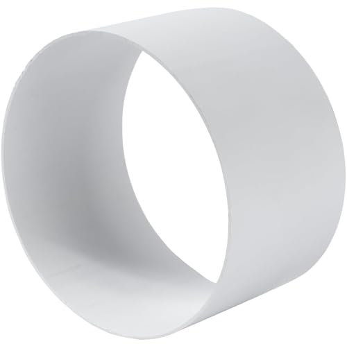 Vent Systems Ø125 mm - Lot de 2 raccords de canaux en plastique - Femelle - Pour tuyaux droits ou flexibles - Accessoire de système de ventilation - Pour refroidissement, chauffage, ventilation, CVC