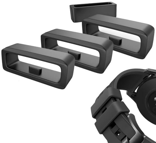 Anneaux de rechange sécurisés compatibles avec le bracelet de montre Garmin Forerunner - Anneaux de fixation en silicone, Silicone