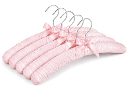 Gepolsterte Damen-Kleiderbügel, Satin-Kleiderbügel, gepolsterte | Gepolsterte Kleiderbügel aus Satin, gepolsterte Satin-Kleiderbügel, gepolsterte Damen-Kleiderbügel, gepolsterte Kleiderbügel
