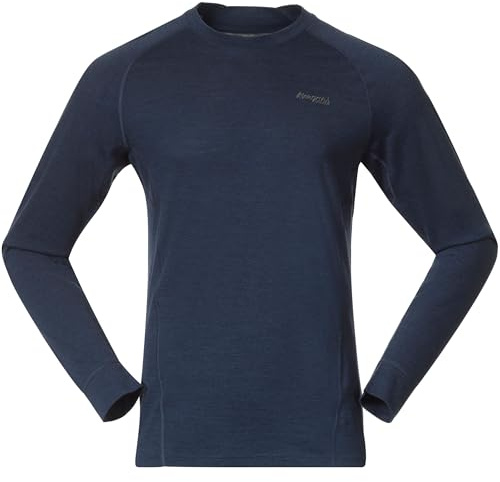 Bergans Herren Inner:Pure Merino Longsleeve, Navy Blue, XL