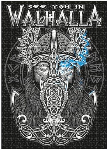 Puzzle 1000 Teile mit Poster See You in Walhalla 50 x 70 cm Wikinger Motive