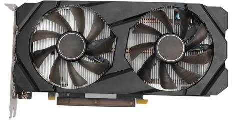 Gugxiom Gaming-Grafikkarte 6 GB 192 Bit GDDR6, 1785/14000 MHz Computer-Grafikkarte mit Lüfter, HDMI, Display-Port, DVI D, PCI Express 3.0 16X