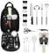 Juego de utensilios de cocina para acampar, utensilios de cocina y parrilladas portátiles para cocina de camping, apto para viajes, picnics, camping, barbacoa, fiesta (16 piezas)