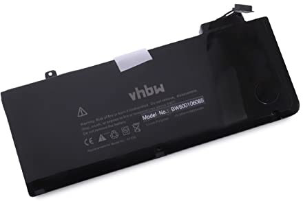vhbw Akku Ersatz für Apple 661-5229, 661-5557, A1322, 661-5391, 020-6547-A für Notebook (5800 mAh, 10,95 V, Li-Polymer)