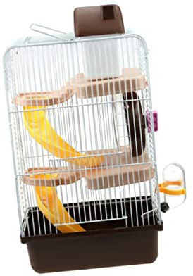 Milisten Hamsterkäfig Für Kleine Haustiere Mehrschichtig Mit Laufrad Auslaufsichere Wasserkanne Aus Hochwertigem Kunststoff Langlebig Und Verschleißfest