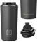 NUMADA- Vaso Termo Cafe para Llevar 500ML + Nombre, Taza Térmica Cerámica 304 Acero Inoxidable Reutilizable. Vaso Térmico Antigoteo con Tapa y Aislamiento 6 Capas, Mantiene Frío 12h y Calor 6h, Negro