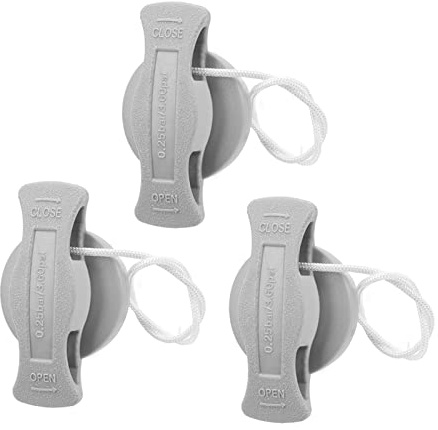 POENVFPO 3Pcs Inflatable Boat Air Valve Plug, Kayak Raft Spiral Air Plugs Replacement for Rubber Dinghy Raft Kayak Pool Boat Airbeds