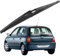Vexilon Limpiaparabrisas Trasero de 12 Pulgadas, for Renault, Clio 2 II MK2 Campus 1998-2012, Accesorios for Coche Escobilla limpiaparabrisas Trasera