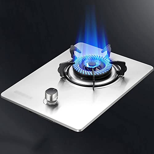 Einbrenner-Gasherd NG/LPG, Einbauküche Kochgerät mit FFD und Gusseisen-Topfrosten, Energieklasse A