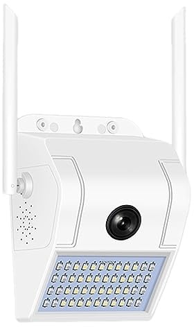 2MP Flutlicht Kamera Drahtlose WiFi Outdoor CCTV Video Überwachung Zwei-Wege Audio Home Security Wall Street Lampe IP Breite Kamera(2MP WiFi 64GB)