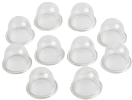 MuchLuckystar 5/10pcs Fuel for primer Bulb for Chainsaw Hedge Trimmer Brushcutter, 19mm OD x 14mm ID Plastic Replacement Part