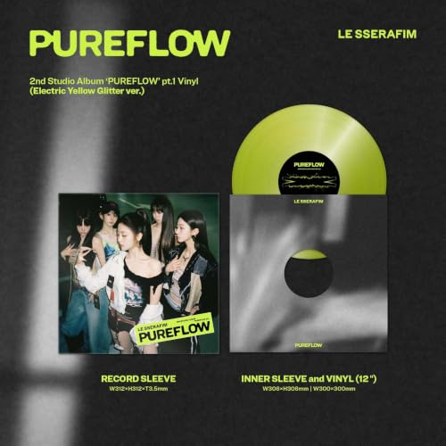 2nd Studio Album 'Pureflow' Pt.1 (Electric Yellow Glitter Version)