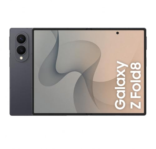 Samsung Galaxy Z Fold8 Smartphone, 512 GB Speicher, 12 GB RAM, Graphite | Android AI Handy, Klapp-Smartphone mit optimiertem Seitenverhältnis für Social Media, Dualkamera mit 50 MP, 4800 mAh Akku