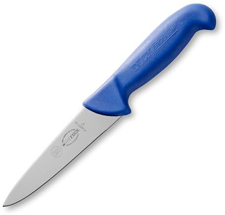 F. Dick Stechmesser/Schlachtmesser ErgoGrip (Klinge Messer 13 cm, Messerstahl rostfrei, 56 HRC) -82007131, Edelstahl, Blank, Silber