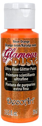 Artdeco Acrylic Paint for Arts and Crafts, Neon Orange, 2oz