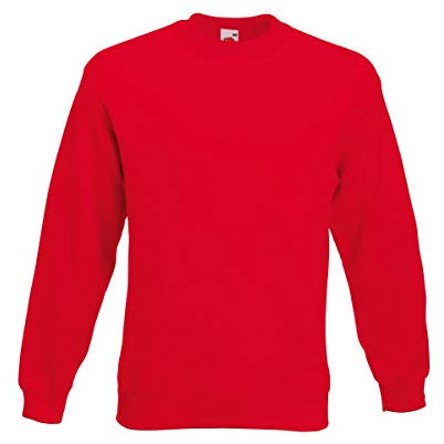 Fruit Of The Loom Men 62-202-0 Sweatshirt - Red, Small